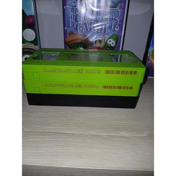 Lot Of 3 Veggie Tales VHS Tapes Jonah, Dave & The Giant Pickle & An Easter Carol - Picture 10 of 16